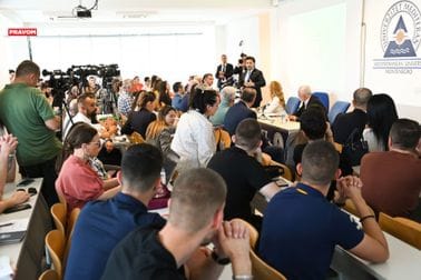 Dritan Abazović - predavanje na Univerzitetu Mediteran