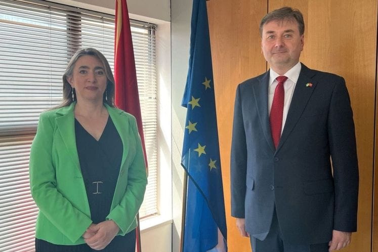 Ministarka Biljana Šćepanović sa ambasadorom Ukrajine