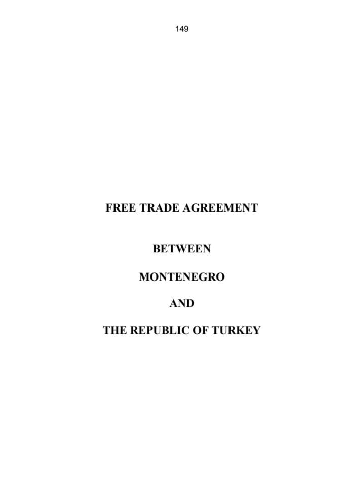  Agreement Türkiye 