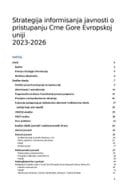 Нацрт Стратегије информисања јавности о приступању Црне Горе Европској унији 2023 – 2026. година