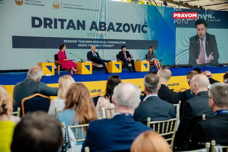 Dritan Abazović na sesiji „Prava regionalna saradnja čini brod stabilnim“