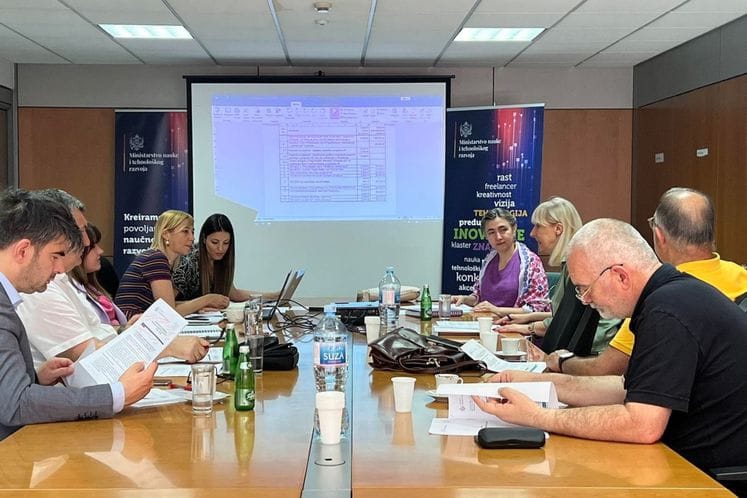 500.000 eura za Konkurs za sufinansiranje naučnoistraživačke djelatnosti u 2023. godini