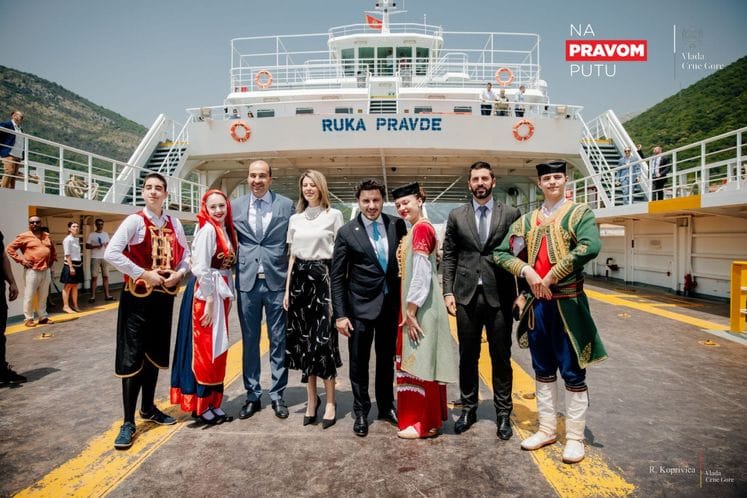 Početak rada trajekta „Ruka pravde“