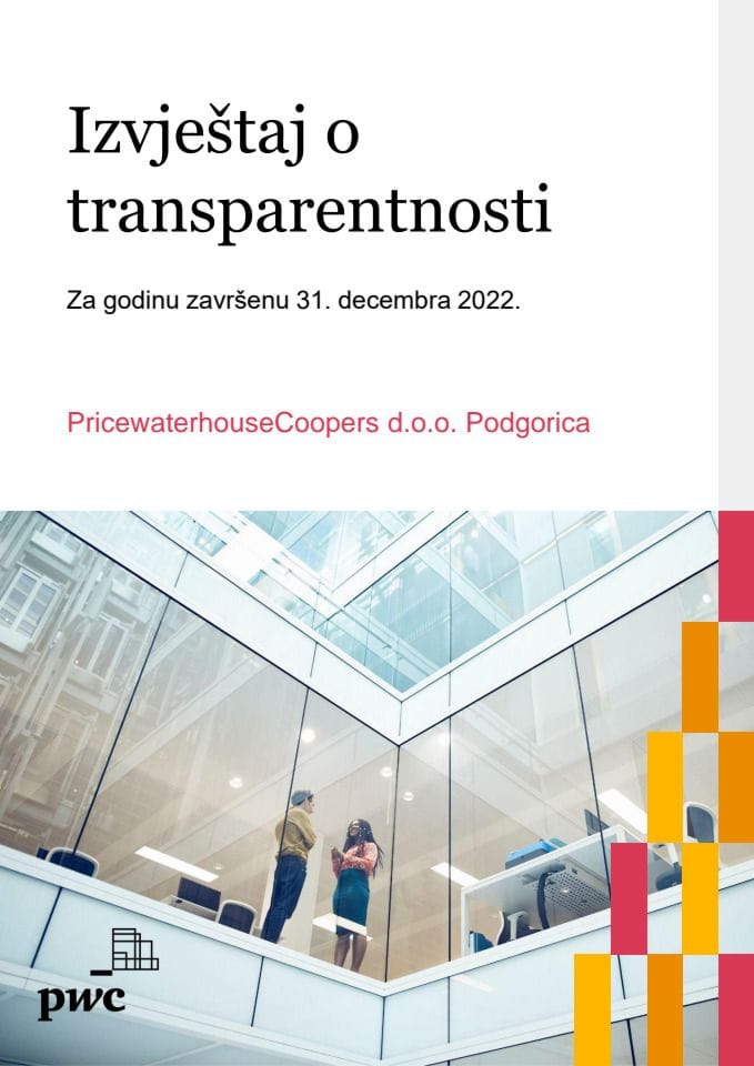 Извештај о транспарентности 2022 - PwC