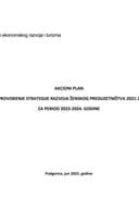 Prijedlog akcionog plana za sprovođenje Strategije razvoja ženskog preduzetništva 2021-2024, za period 2023-2024. godine