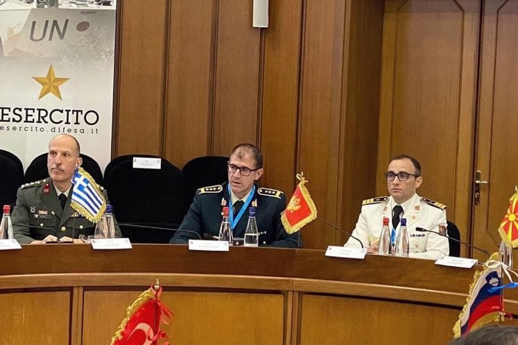 pukovnik Željko Radulović na sastanku zamjenika načelnika generalštabova zemalja Jugoistočne Evrope