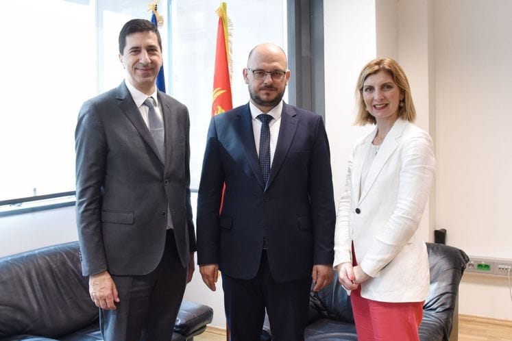 Ministar Adrović se sastao sa šeficom misije/koordinatorkom IOM-a Laurom Lungaroti