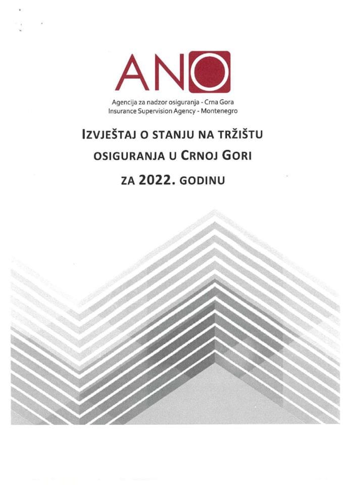 Извјештај о стању на тржишту осигурања у Црној Гори за 2022. годину (без расправе)