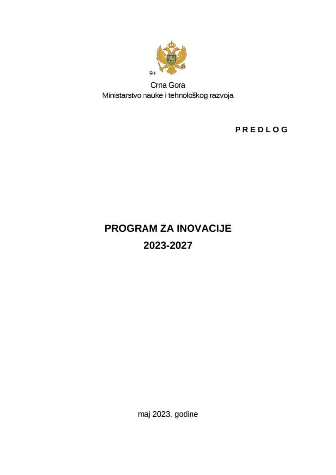 Program za inovacije 2023-2027