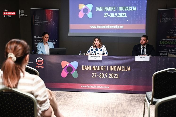 Конференција за медије поводом Фестивала ДАНИ НАУКЕ И ИНОВАЦИЈА 2023, 10.7.2023.