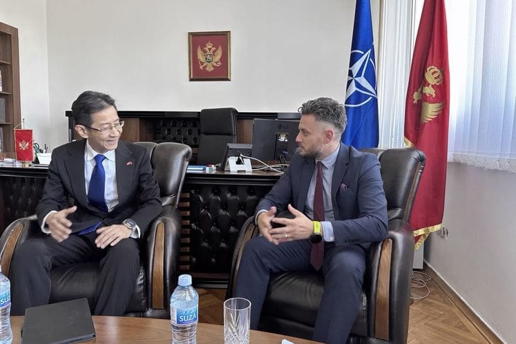 Generalni sekretar Mileta Radovanić razgovarao sa ambasadorom NR Kine u Crnoj Gori Fanom Kunom