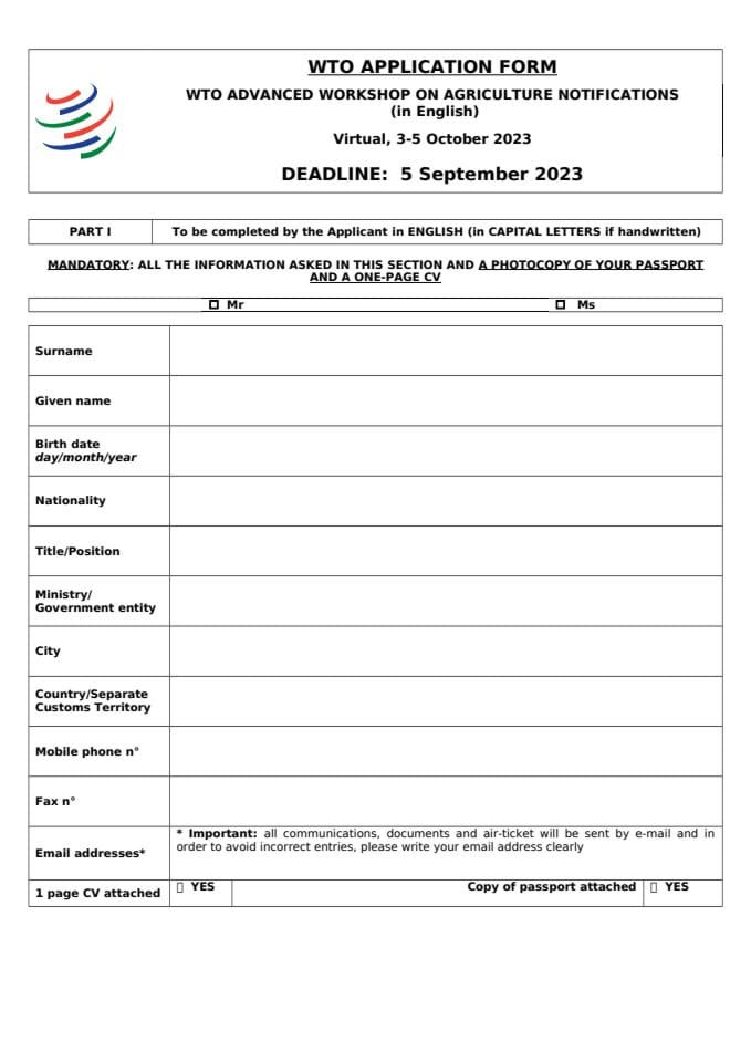Application Form_Advanced Workshop on Agriculture Notifications