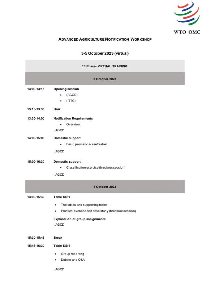 Programme_Advanced Workshop on Agriculture Notifications