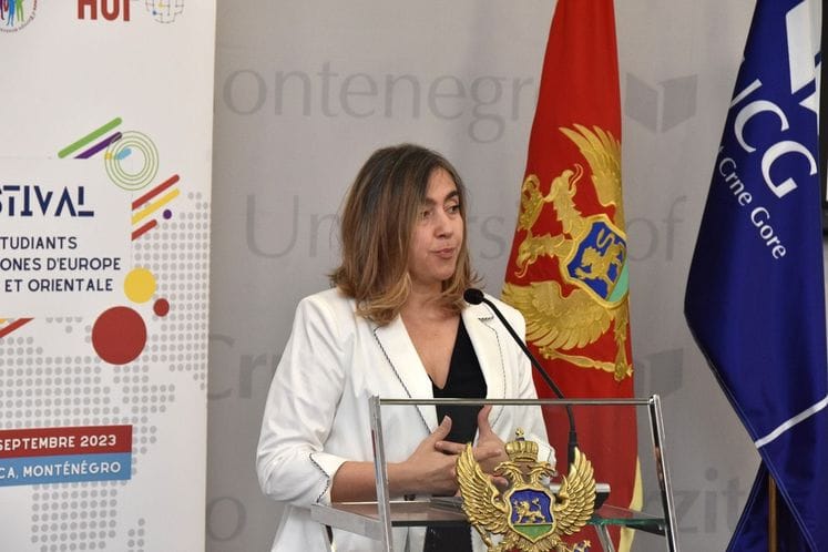 Ministarka Šćepanović 4.9.2023.