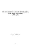 Izvjestaj o radu za 2021. godinu