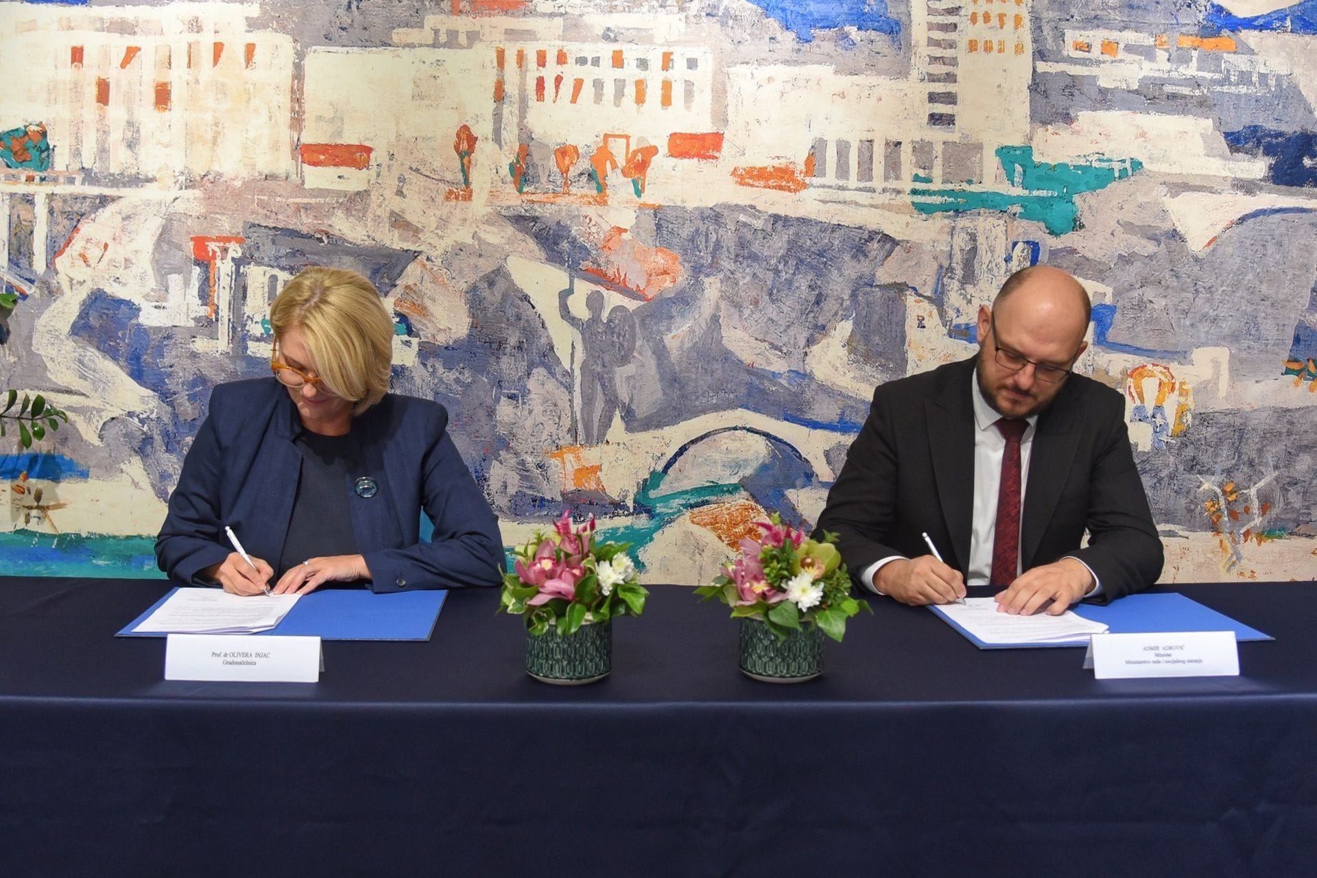 Potpisan Memorandum o saradnji između Ministarstva rada i socijalnog staranja i Glavnog grada