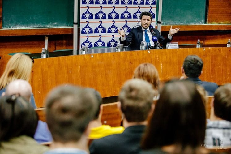 Abazović održao predavanje na FPN-u u Beogradu