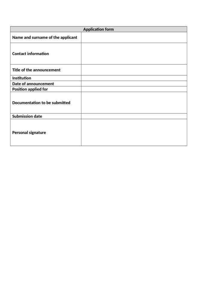 application form - CBIT translator