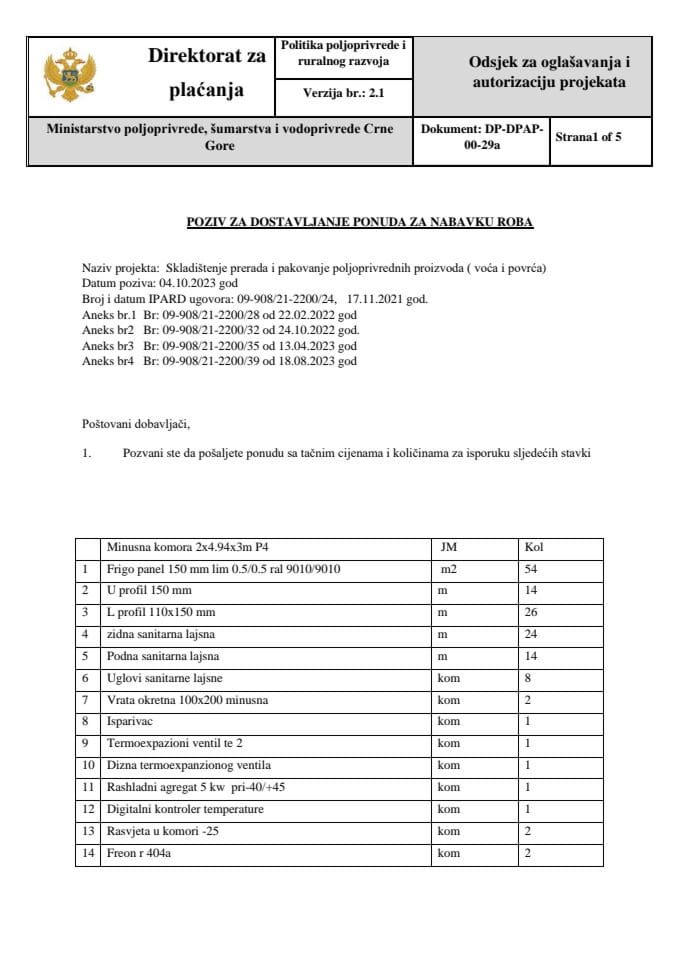 Позив за достављање понуда ИПАРД сссс  (2)