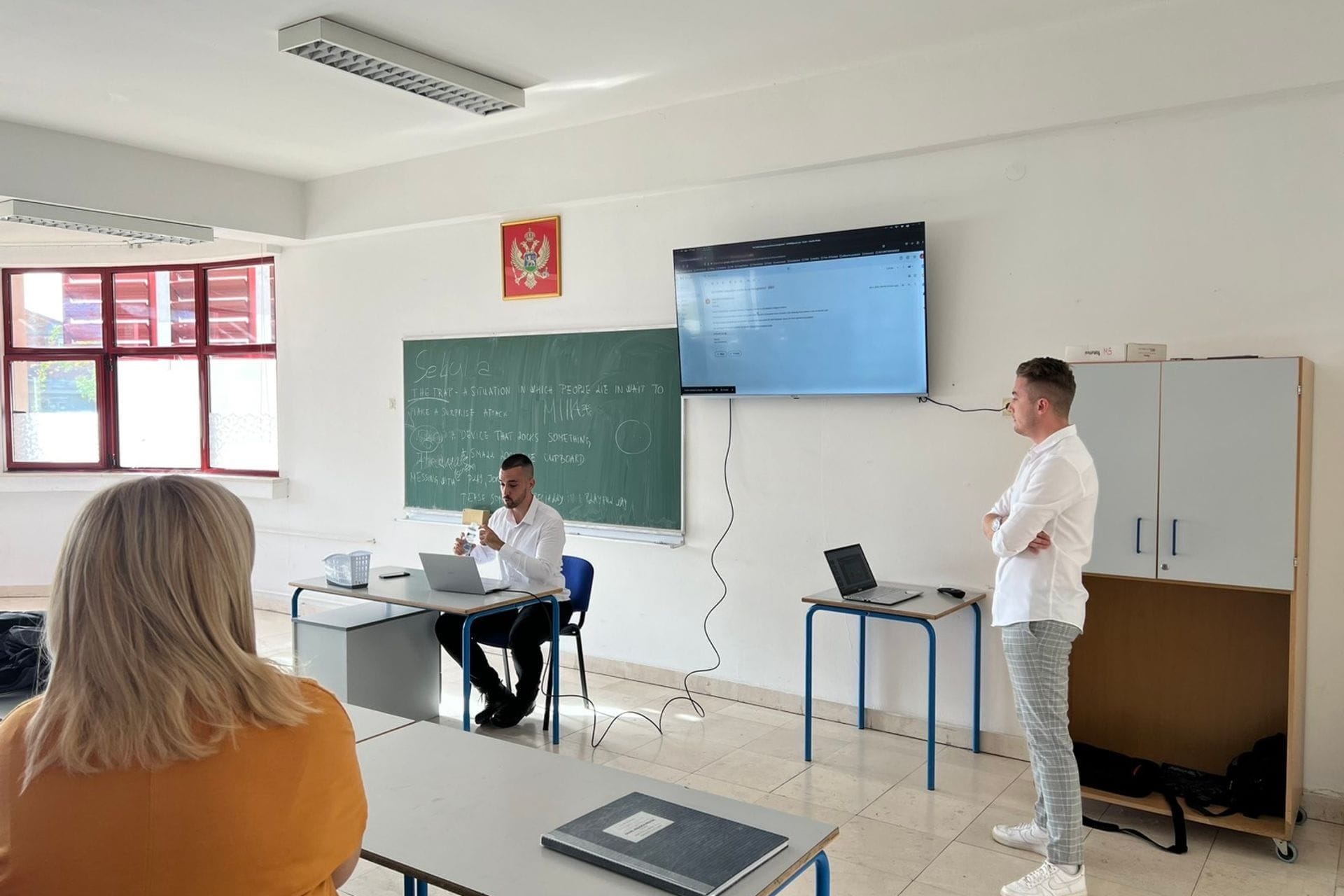 radionica sajber bezbjednost učenici OŠ Dragiša Ivanović PG 1