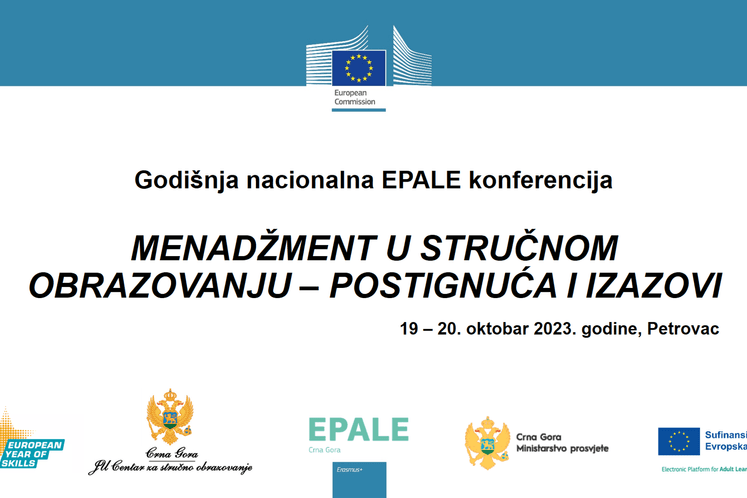 Godišnja EPALE konferencija „Menadžment u stručnom obrazovanju – postignuća i izazovi“