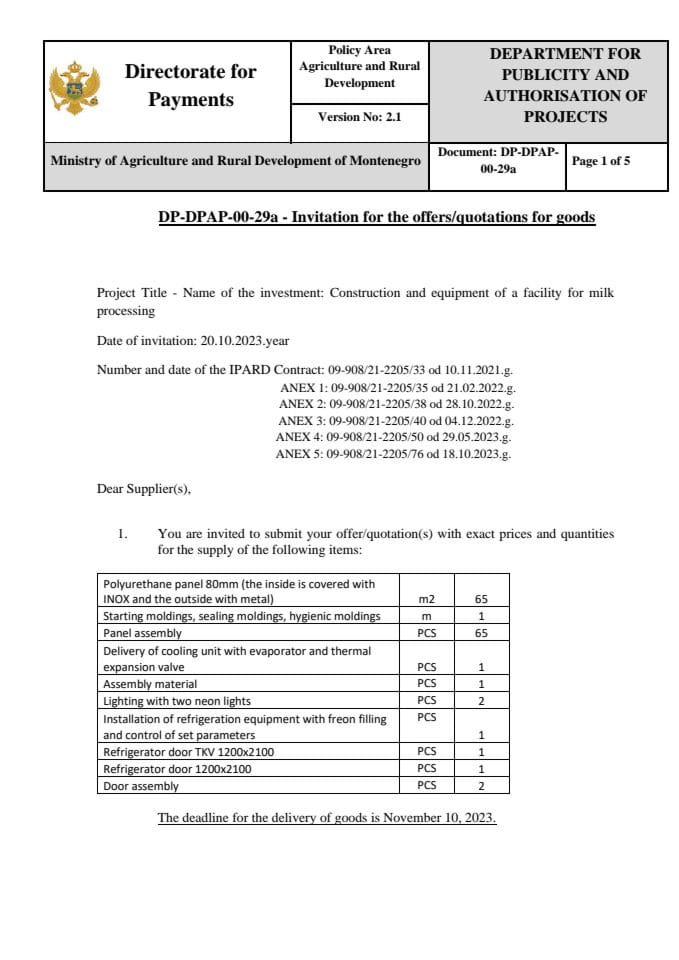 DP-DPAP-00-29 a Invitation for the offers- eng