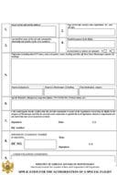 Overflights formular
