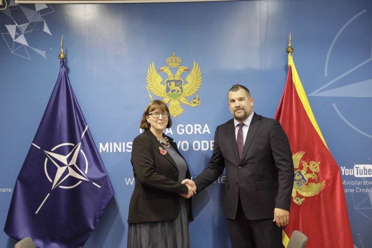 Krapović sa Meken: UK nastavlja da podržava reformske procese odbrambenog sistema Crne Gore