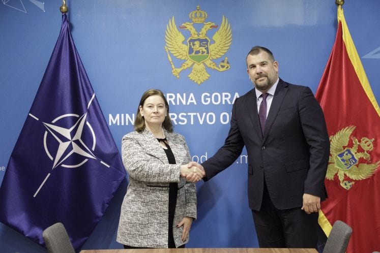 Krapović sa Rajnke: Snažno prijateljstvo Crne Gore i SAD temelj daljeg jačanja odbrambenih odnosa