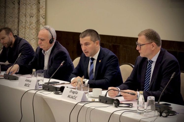Potpredsjednik Vlade, Aleksa Bečić, učestvovao je danas na panelu ,,Regionalna saradnja i evropske integracije Zapadnog Balkana"