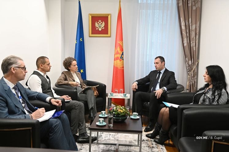 Susret potpredsjednika Šćekića sa šeficom Misije OEBS-a u CG Dominik Vag