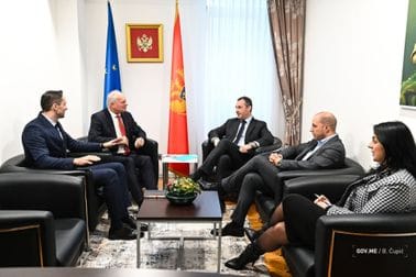 Dragoslav Šćekić sa ambasadorom Republike Austrije, NJ.E Karlom Milerom