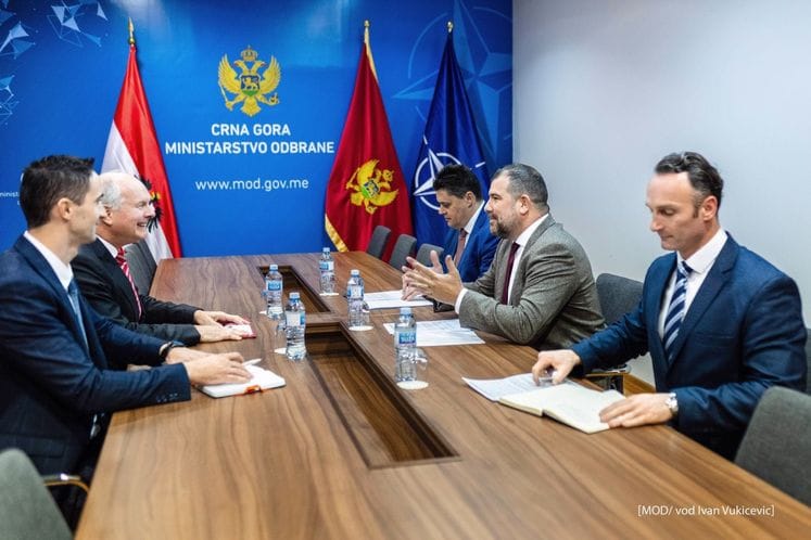 Krapović sa Mulerom: Odlična odbrambena saradnja Crne Gore i Austrije