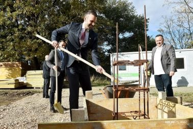 Milojko Spajić - Polaganje kamena temeljca za izgradnju Dnevnog centra za djecu sa smetnjama u razvoju u Baru