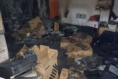 Ugašen požar u prostorijama Ministarstva rada i socijalnog staranja