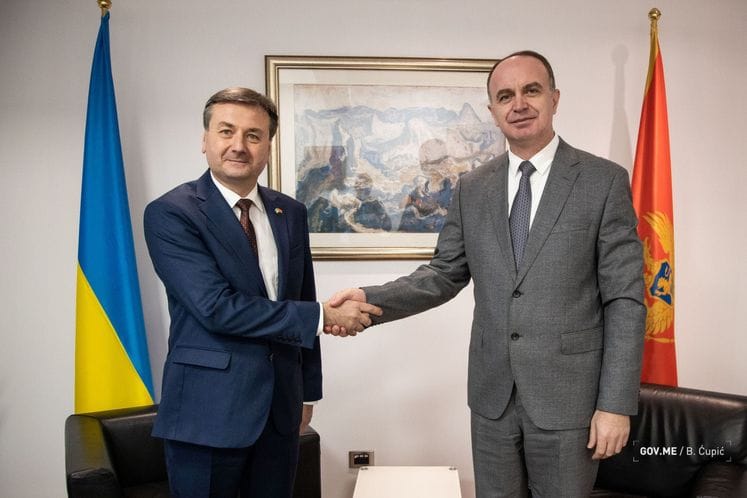 Nik Gjeloshaj - Oleh Herasimenko, ambasador Ukrajine u Crnoj Gori