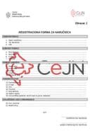 Registraciona forma Narucilac