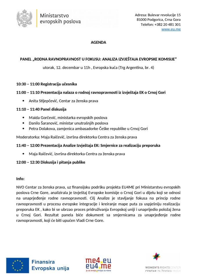 Agenda_Panel Rodna ravnopravnost u fokusu 12.12.2023.