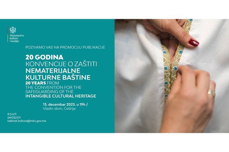 Promocija publikacije o nematerijalnoj kulturnoj baštini Crne Gore
