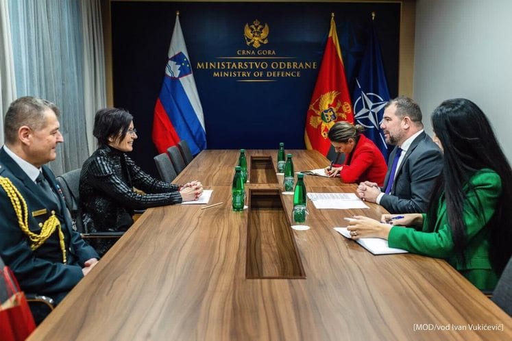 Ministar Krapović na sastanku sa ambasadorkom Republike Slovenije Bernardom Gradišnik