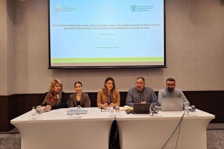 Glavni rezultati studije izvodljivosti o implementaciji EU LEADER pristupa u Crnoj Gori