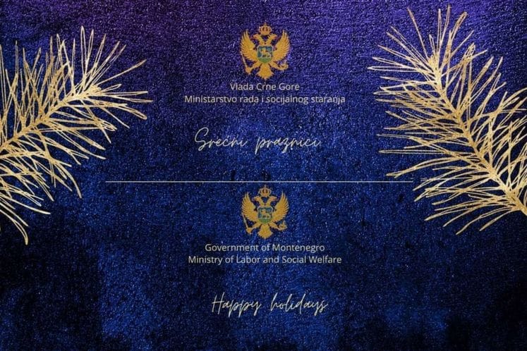 Praznična čestitka Ministarstva rada i socijalnog staranja