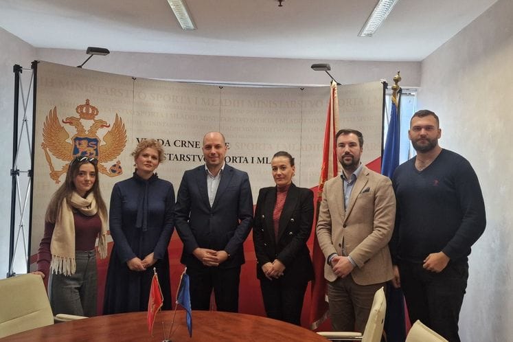 Sastanak predstavika Ministarstva sporta i mladih i kancelarije Erasmus+ u Podgorici