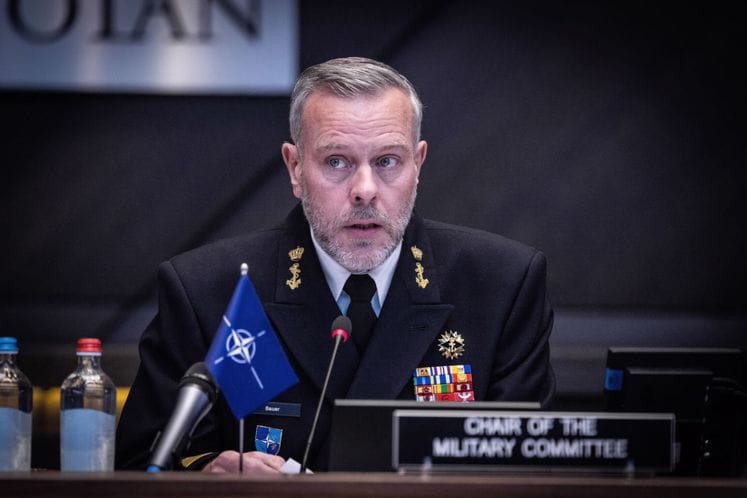 Predsjedavajući NATO Vojnog komiteta, admiral Bauer sjutra u Podgorici sa Krapovićem i generalom Lazarevićem