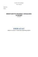 OBRAZAC za prijavu i finansiranje kapitalnog projekta iz KB 2025.