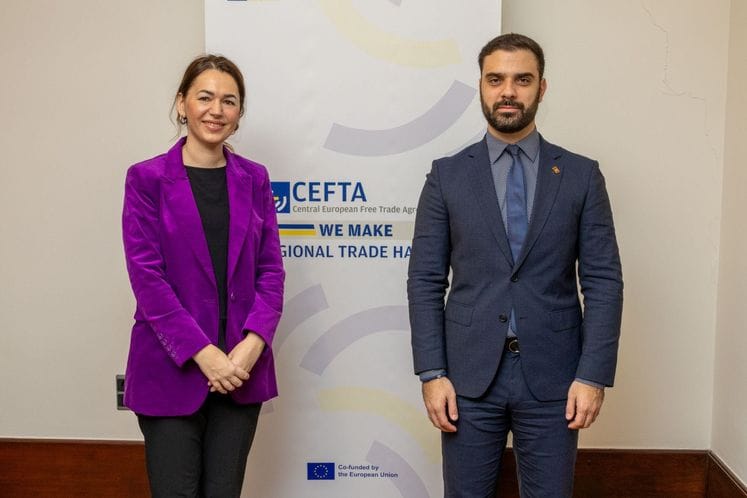 Ministar Filip Radulović sa direktoricom CEFTA Sekretarijata Danijelom Gačević