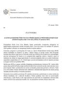 Platforma za učešće predsjednika Vlade Crne Gore Milojka Spajića na Međuvladinoj konferenciji između Evropske unije i Crne Gore, Brisel, 29. januara 2024. godine