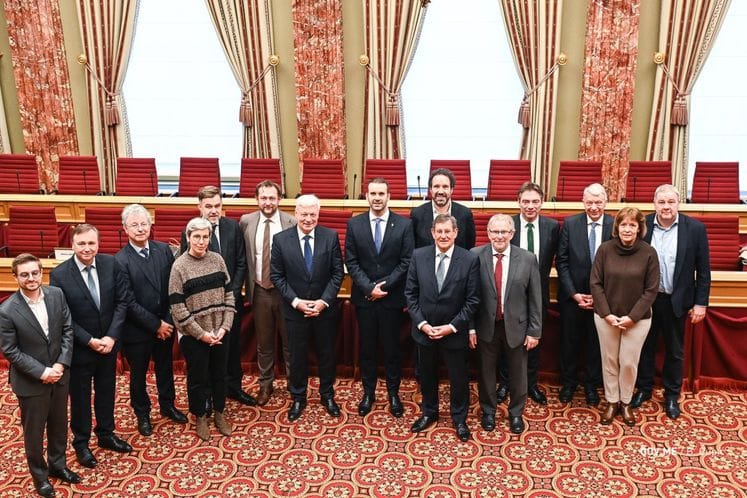 Milojko Spajić sa predsjednikom i poslanicima Parlamenta Velikog Vojvodstva Luksemburga - kadrovi