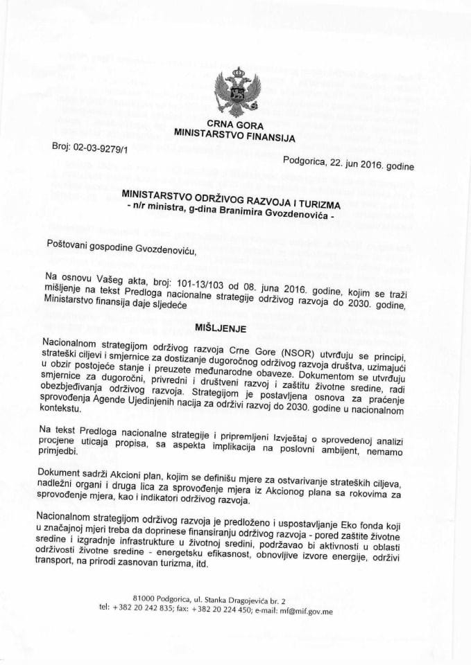 Nacionalna strategija održivog razvoja do 2030