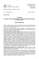 Predlog platforme za posjetu ministra vanjskih poslova dr Filipa Ivanovića Republici Italiji, 5-6. februar 2024. godine